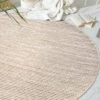Woll-Teppich, Snow -Sweet Beteppiche Geschaft Aarhus Handwebteppich beige snow 150rund mil