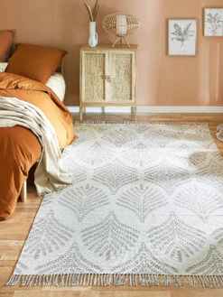 Baumwoll-Teppich, Grey