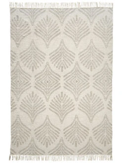 Baumwoll-Teppich, Grey -Sweet Beteppiche Geschaft Ajala FlachgewebeTeppich Grau Grey 170x240 pla