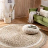Jute-Teppich, Multicolor -Sweet Beteppiche Geschaft Almenara JuteTeppich beige Multicolor 150rund mil