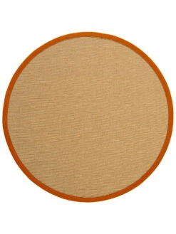 Sisal-Teppich, Orange