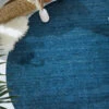 Woll-Teppich, Nachtblau 2 Woll-Teppich, Nachtblau -Sweet Beteppiche Geschaft Barwala Gabbehteppich blau Nachtblau 200rund mil