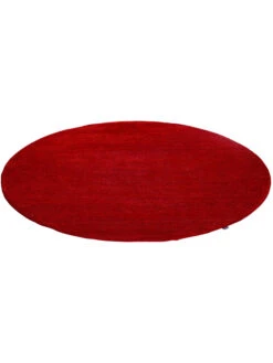Woll-Teppich, Herbstrot -Sweet Beteppiche Geschaft Barwala Gabbehteppich rot Herbstrot 200rund fper2