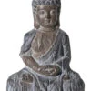 Figur, Grau -Sweet Beteppiche Geschaft BuddhaSmile Figur Braun Grau 17x24x34 per1