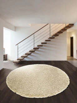 Hochflor-Teppich, Creme