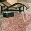 Hochflor-Teppich, Rose 2 Hochflor-Teppich, Rose -Sweet Beteppiche Geschaft Creation Langflorteppich roas rose rund mil