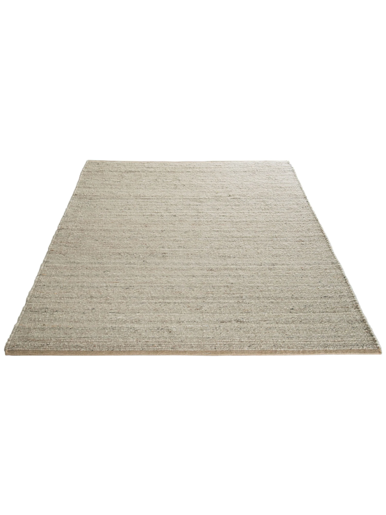 Woll-Teppich, Dunkelbeige 4 Woll-Teppich, Dunkelbeige – Bild 3