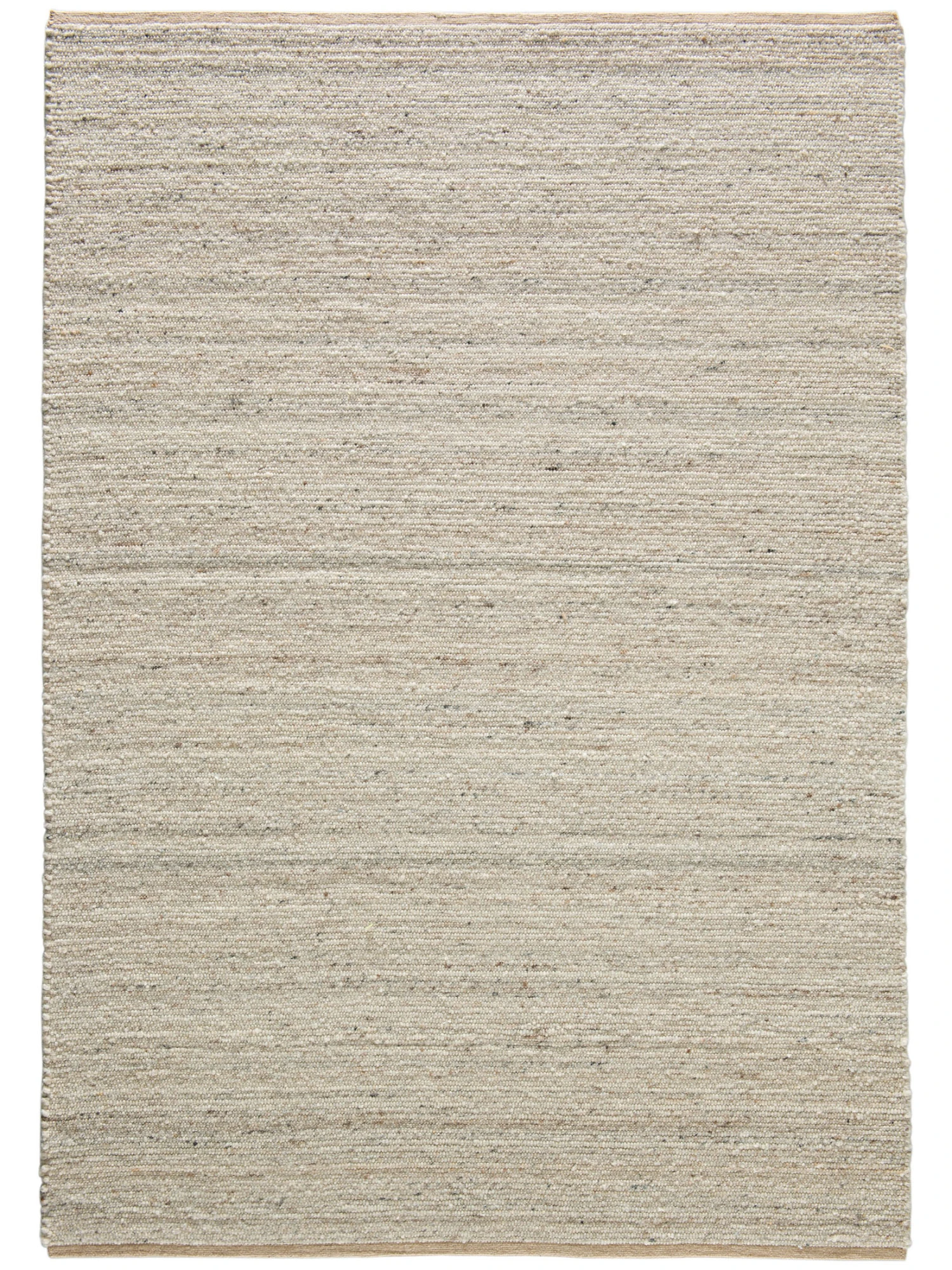Woll-Teppich, Dunkelbeige 3 Woll-Teppich, Dunkelbeige – Bild 2