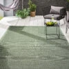Outdoor-Teppich, Olive -Sweet Beteppiche Geschaft Favolosa FlachgewebeTeppich gruen olive 160x230 mil
