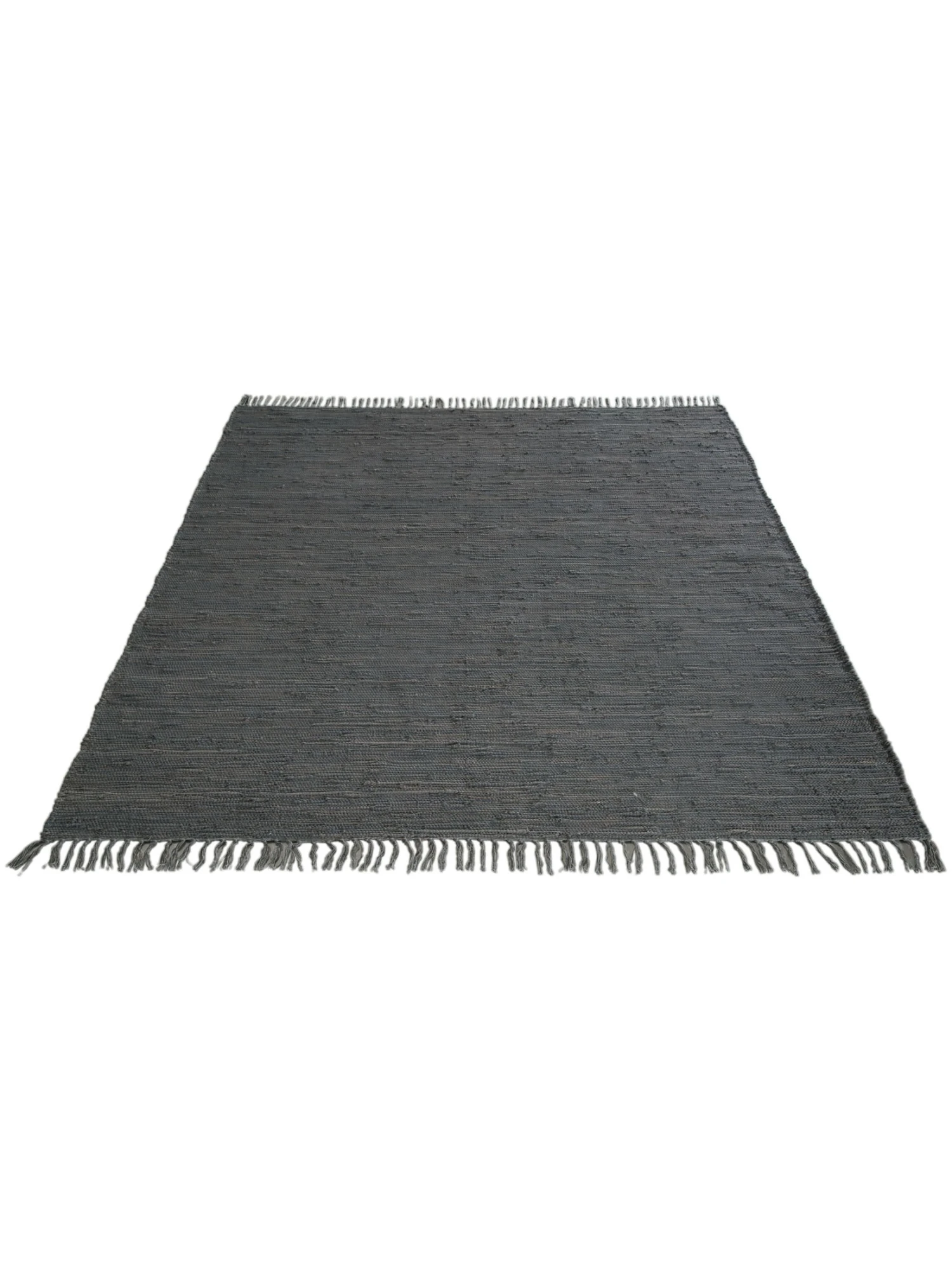Baumwoll-Teppich, Anthrazit 5 Baumwoll-Teppich, Anthrazit – Bild 3