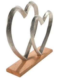 Objekt, Nickel -Sweet Beteppiche Geschaft HeartforTwo Aufsteller Silber Nickel 8x27x272C9 per3