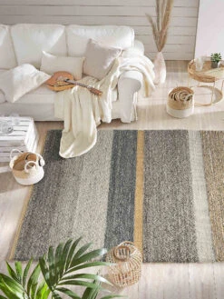 Woll-Teppich, Multi-Grey