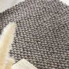 Woll-Teppich, Charcoal -Sweet Beteppiche Geschaft Helsingborg Wollteppich dunkelgrau charcoal mil2