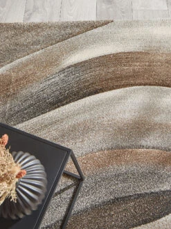 Moderner Teppich, Mandel -Sweet Beteppiche Geschaft Kaleidoskop ModernerTeppich Braun Mandel 160x230 spar