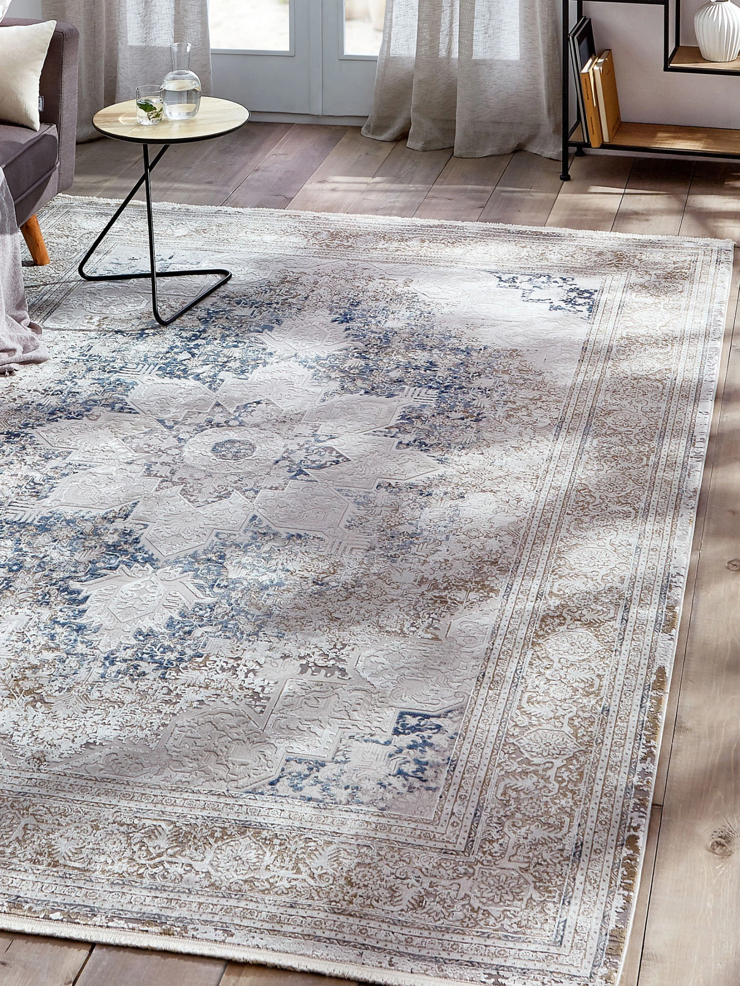 Vintage-Teppich, Bleu 3 Vintage-Teppich, Bleu