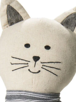 Figur, Beige -Sweet Beteppiche Geschaft Kitty Tuerstopper Beige 13x14x30 lup