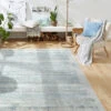 Vintage-Teppich, Aqua -Sweet Beteppiche Geschaft Kronos VintageTeppich Blau Aqua 200x290 mil