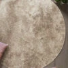 Moderner Teppich, Cerrus -Sweet Beteppiche Geschaft Kumulus DesignerTeppich Beige Cerrus rund160 mil