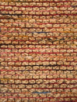 Hanf-Teppich, Multired -Sweet Beteppiche Geschaft Laelia FlachgewebeTeppich Terrcotta Multired 190x280 lup