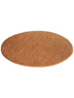 Hochflor-Teppich, Cognac -Sweet Beteppiche Geschaft Lounge Langflorteppich Terracotta Cognac 200rund sper