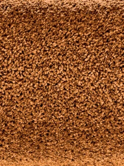 Hochflor-Teppich, Cognac -Sweet Beteppiche Geschaft Lounge Langflorteppich Terracotta Cognac 200x200 lup