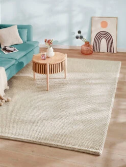 Woll-Teppich, Vanity White