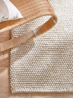 Woll-Teppich, Vanity White 11 Woll-Teppich, Vanity White -Sweet Beteppiche Geschaft Malmby Handwebteppich beige VanityWhite spar