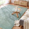 Woll-Teppich, Mint 2 Woll-Teppich, Mint -Sweet Beteppiche Geschaft Malmby Handwebteppich hellgruen Mint 170x240 mil4