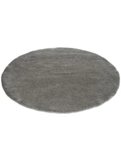 Woll-Teppich, Anthrazit -Sweet Beteppiche Geschaft Mavora Wollteppich Dunkelgrau Anthrazit 150rund fper