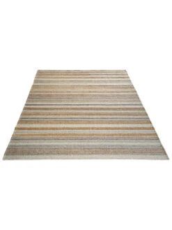 Baumwoll-Teppich, Sand Stripes -Sweet Beteppiche Geschaft Miana FlachgewebeTeppich Beige SandStripes 200x300 fper