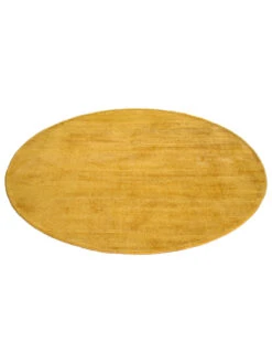 Viskose-Teppich, Safran 8 Viskose-Teppich, Safran -Sweet Beteppiche Geschaft Miramar UniTeppich Dunkelgelb Safran 150rund fper
