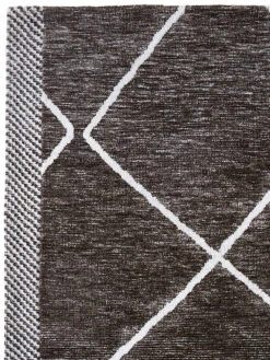 Moderner Teppich, Charcoal -Sweet Beteppiche Geschaft Nikkala ModernerTeppich SchwarzWeiss Charcoal 170x240 lup