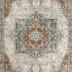 Vintage-Teppich, Kupfer -Sweet Beteppiche Geschaft Palacio Vintageteppich Terracotta Kupfer 160x230 lup2