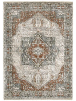 Vintage-Teppich, Kupfer -Sweet Beteppiche Geschaft Palacio Vintageteppich Terracotta Kupfer 160x230 pla2