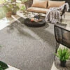 Outdoor-Teppich, Titan -Sweet Beteppiche Geschaft Proteus Flachgewebeteppich grau titan mil2