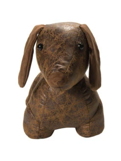 Figur, Braun -Sweet Beteppiche Geschaft Puppy Tuerstopper Braun 15x35x22 per3