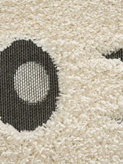 Kinder-Teppich, Hellgrau -Sweet Beteppiche Geschaft Quagga KinderTeppich Grau Hellgrau 120rund lup2