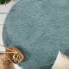 Kunstfell-Teppich, Jade -Sweet Beteppiche Geschaft Ranua Kunstfellteppich tuerkis Jade rund100 mil