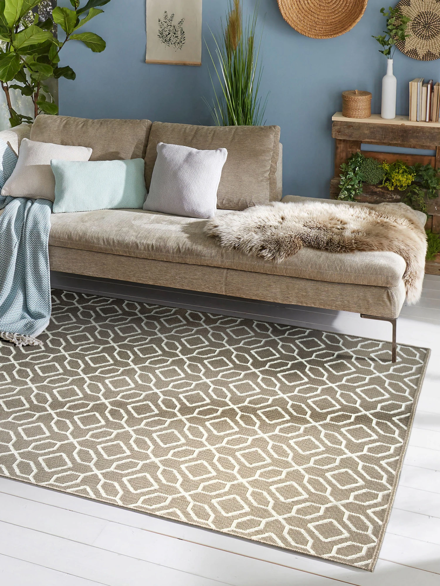 In-/Outdoor-Teppich, Sand 4 In-/Outdoor-Teppich, Sand – Bild 2