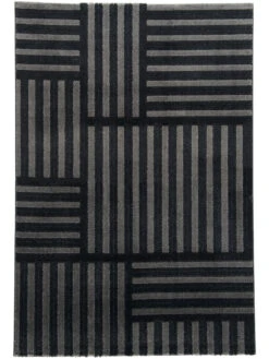 Sweet Beteppiche Geschaft -Sweet Beteppiche Geschaft Rieseby ModernerTeppich Dunkelgrau Anthrazit 160x230 pla