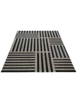 Moderner Teppich, Black/White -Sweet Beteppiche Geschaft Rieseby ModernerTeppich Weiss BlackWhite 160x230 fper