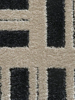 Moderner Teppich, Black/White -Sweet Beteppiche Geschaft Rieseby ModernerTeppich Weiss BlackWhite 160x230 lup