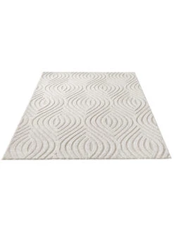 Moderner Teppich, Offwhite -Sweet Beteppiche Geschaft Rombo ModernerTeppich Creme Offwhite 160x230 fper