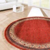Orient-Teppich, Rubin 2 Orient-Teppich, Rubin -Sweet Beteppiche Geschaft SaroughMir Orientteppich rot rund mil
