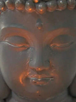 Figur, Hellgrau -Sweet Beteppiche Geschaft SitzenderBuddha Figur Grau Hellgrau 36x29x50 lup1