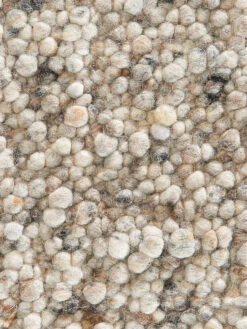 Woll-Teppich, Kies -Sweet Beteppiche Geschaft Skagen HandwebTeppich Beige Kies 170x230 lup