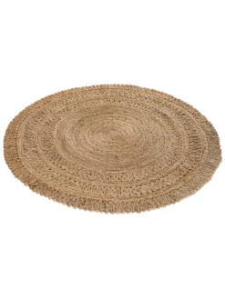 Jute-Teppich, Natural -Sweet Beteppiche Geschaft Skyarp JuteTeppich Beige Natural 150rund fper