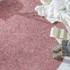 Hochflor-Teppich, Mauve -Sweet Beteppiche Geschaft Sovereign Uniteppich lila mauve 120x120 mil