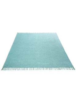 Baumwoll-Teppich, Aqua -Sweet Beteppiche Geschaft Summerweave Handwebteppich blau aqua 170x240 fper