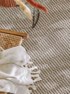 Outdoor-Teppich, Sand -Sweet Beteppiche Geschaft Talagante Flachgewebeteppich Beige Sand 120x170 spar